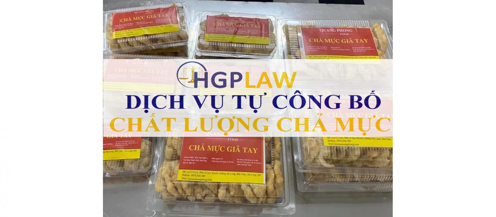 Dịch vụ công bố chất lượng chả mực tại Quảng Ninh