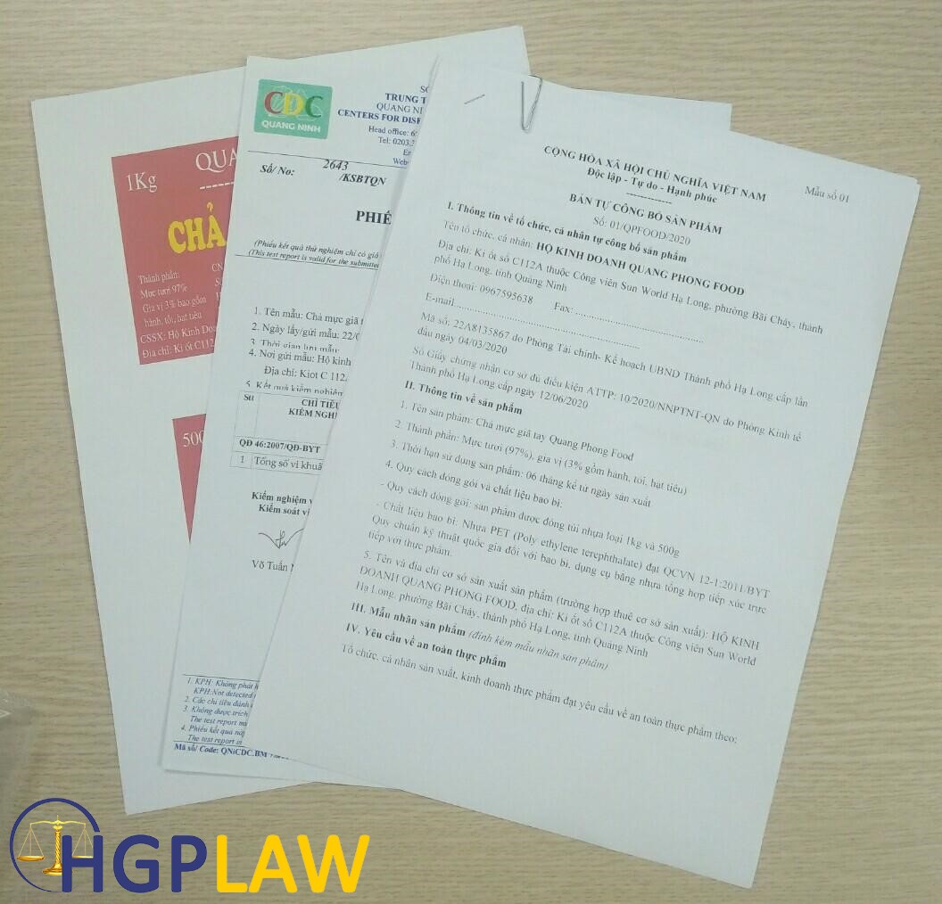 Hồ sơ công bố chất lượng chả mực tại Quảng Ninh