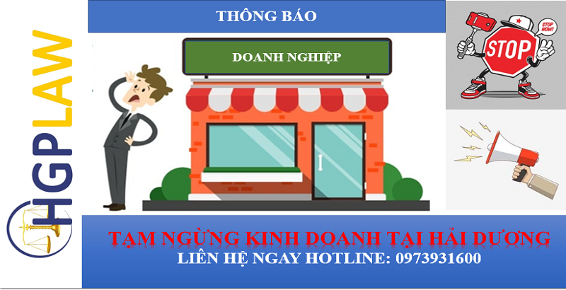 Tạm ngừng kinh doanh tại Hải Dương