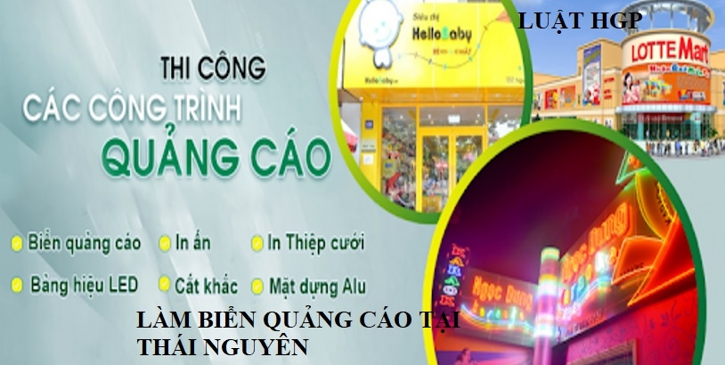 Top 8 công ty làm biển quảng cáo tại Thái Nguyên